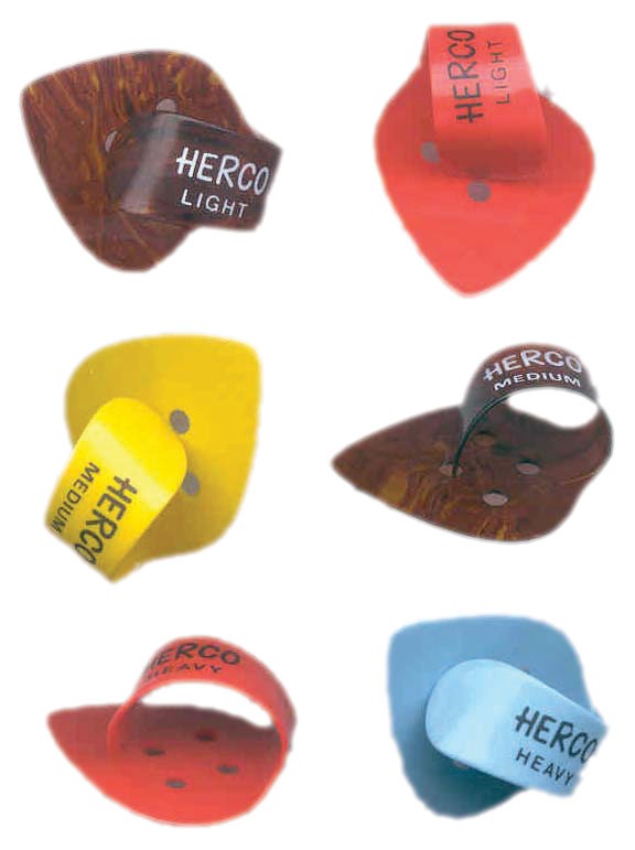 Flat Thumb Pick Heavy Gauge Herco Dunlop